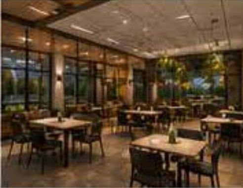 Concept render: Café & dining